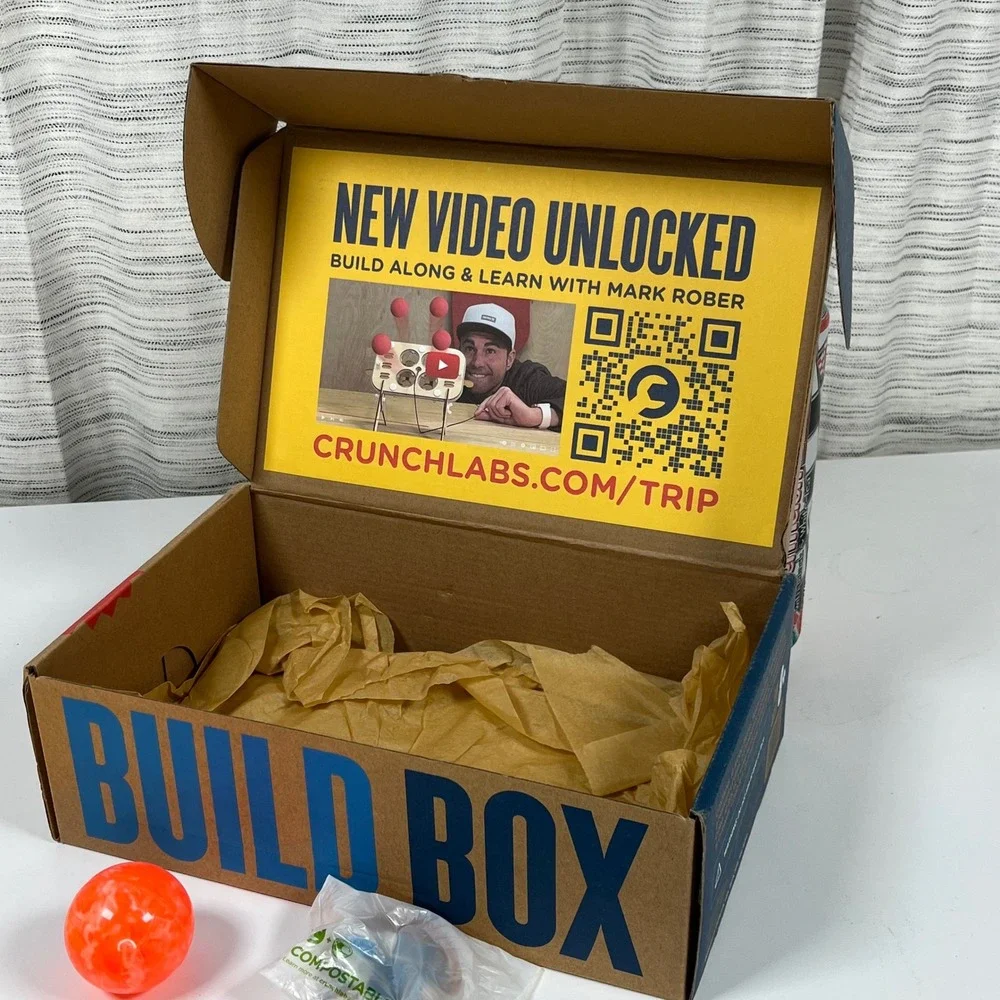 Crunch Labs Build Box Tripwire STEM Kit Mark Rober Engineering - PARTS ONLY READ